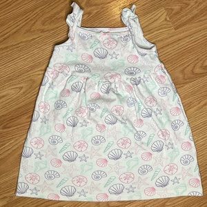 Hudson Baby Nautical Dress with Seashells, Clams, and sand dollars size 2T